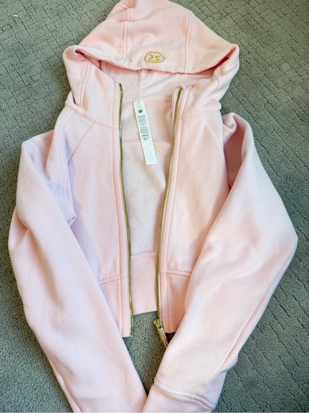 lululemon athletica Light Pink Zip-Up Hoodie - Picture 2 of 4